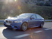 BMW F10 M5 2012 на трэке- фотография №4